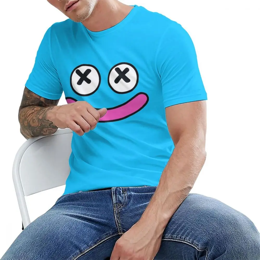 Dragon Quest Dead Slime Face T Shirt Unique Custom For Men Fashion Style Direct Print Classic Round Collar T-shirt Big Size | Мужская