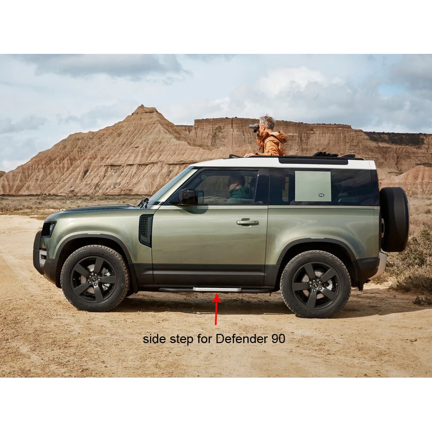 Автомобильная боковая Педальная Подножка для Land Rover Defender 90 2020 2021 2022 модель OEM