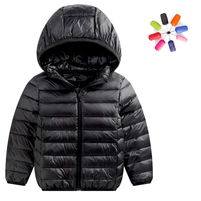 Осень зима новый Детский пуховик светильник тонкое детское пуховое пальто для