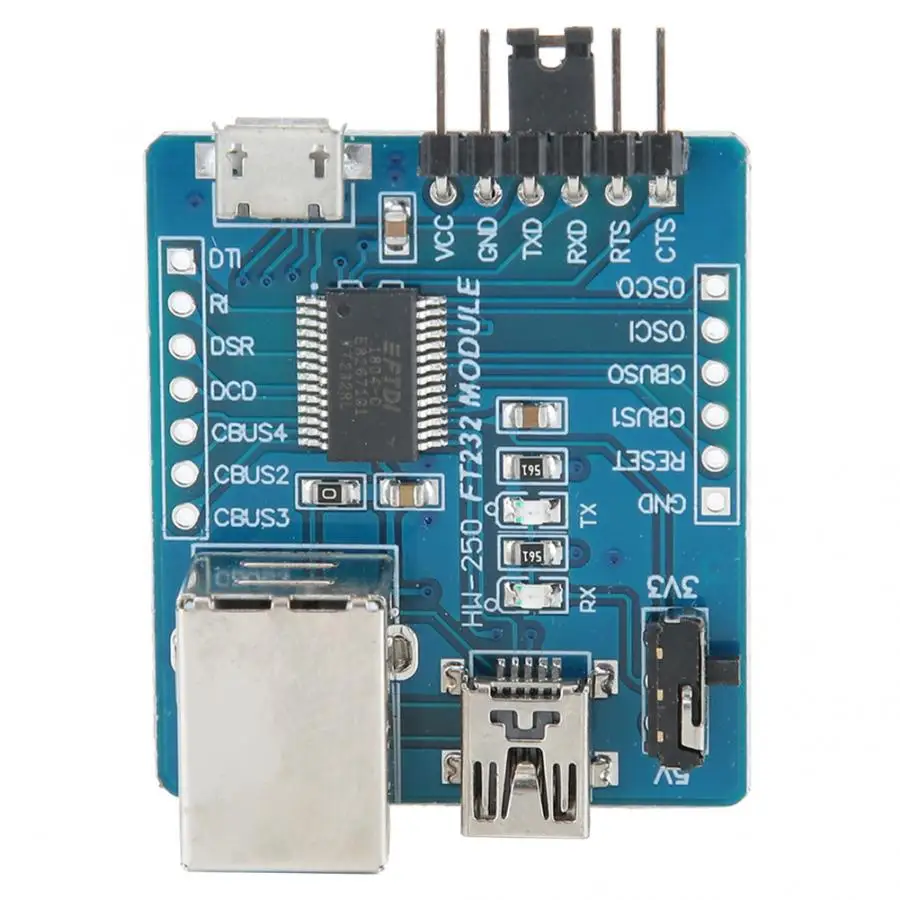 3 в 1 FT232RL Многофункциональный USB B Тип/мини/микро Интерфейс последовательный порт