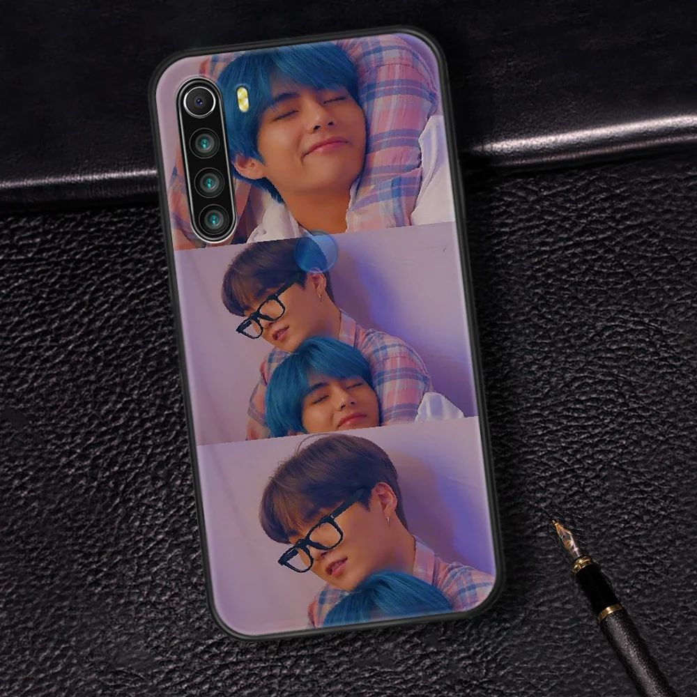 

Bangtan Boys KPOP Phone Case Cover Hull For XIAOMI Redmi 7 7A 8 8A 9 9C Note 6 7 8 9 9S K20 Pro K30 black Etui Fashion Funda