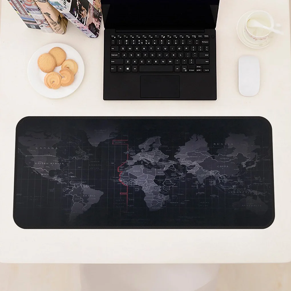 RGB Large Mouse Pad Gamer Big Mat Computer Mousepad Gaming World Map Printed Mause Keyboard Desk | Компьютеры и офис