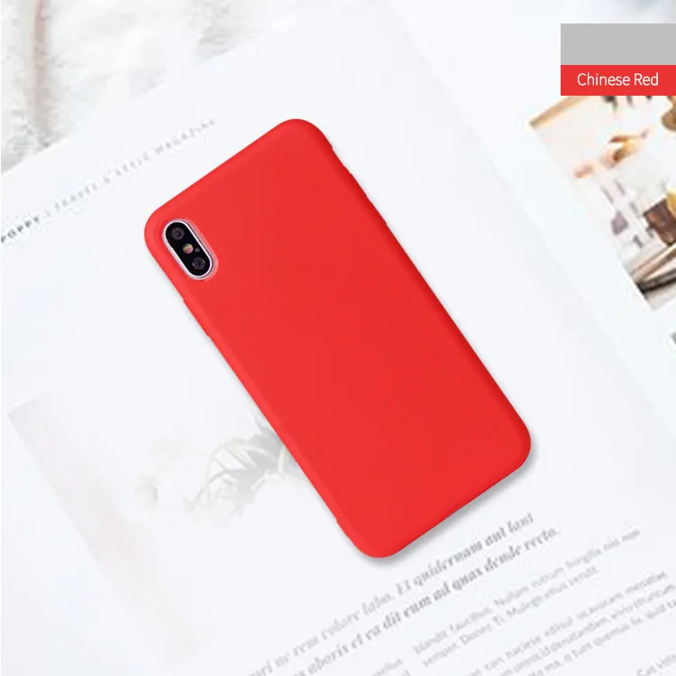 Однотонный силиконовый чехол для iPhone XS 11 Pro Max XR XS Max X 6 6S 7 8 Plus, мягкий ТПУ чехол USLION, карамельный цвет, чехол для телефона