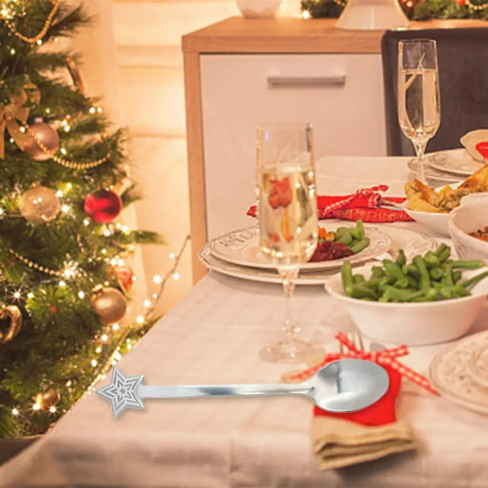 4 шт. в рождественском стиле чайная ложка рождественские кармашки для столовых