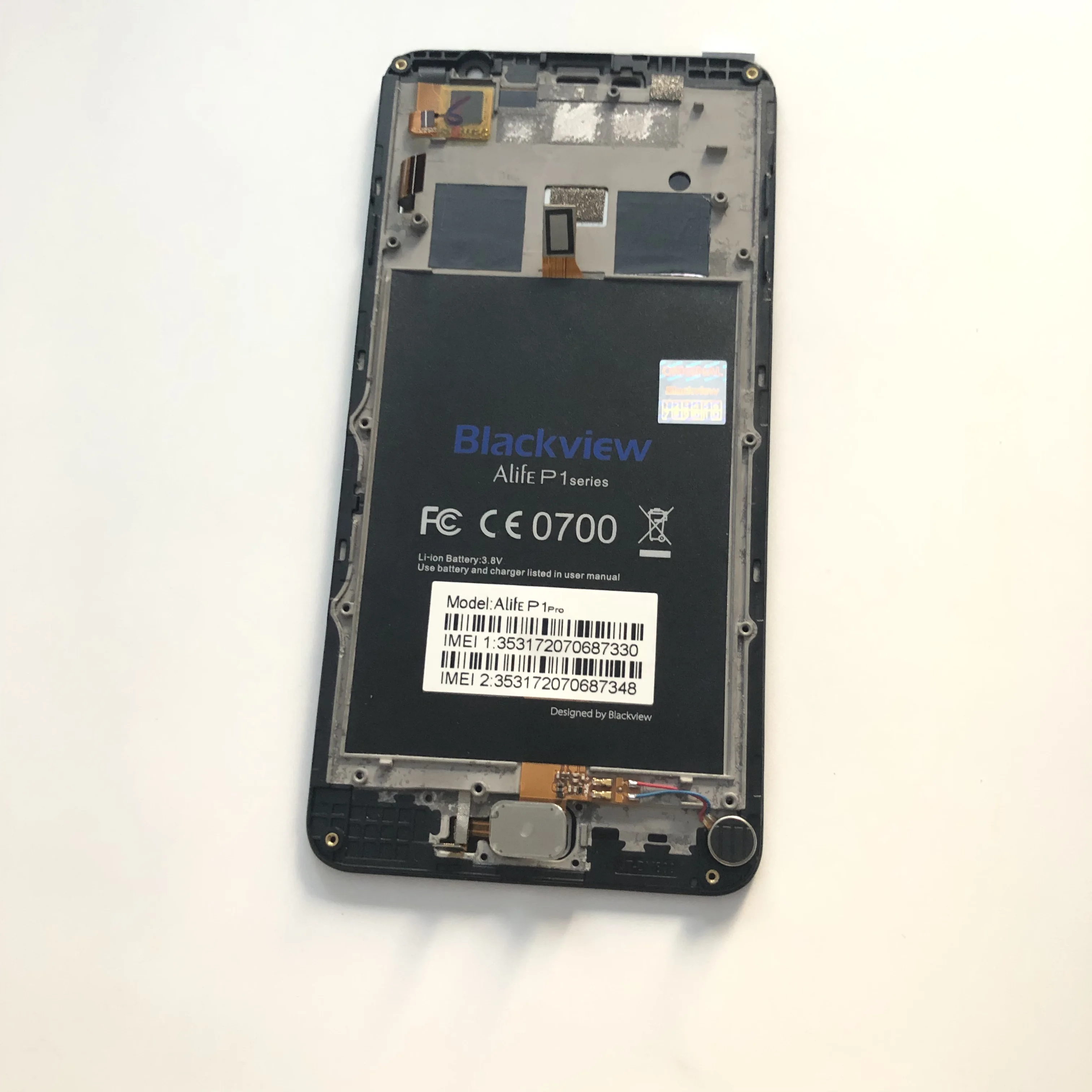 ЖК экран б/у + сенсорный рамка для Blackview Alife P1 Pro 5 дюйма HD 1280x720 MTK6735 четыре ядра Бесплатная доставка|lcd display