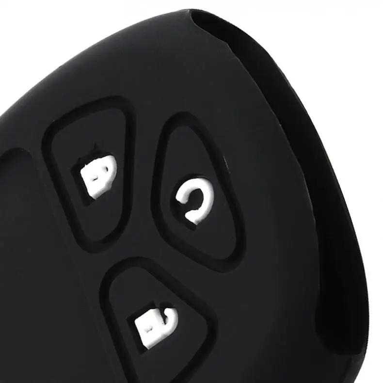 Силиконовый чехол для автомобильных ключей с прямой пластиной защитный