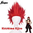 Ebingoo аниме Моя геройская Академия Kirishima Eijiro короткий красный парик для косплея боку нет героев Академия костюм на Хэллоуин синтетические волосы