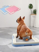 2021portable dog training toilet indoor dogs potty pet toilet for small dogs cat cat litter box puppy pad holder tray pet supply