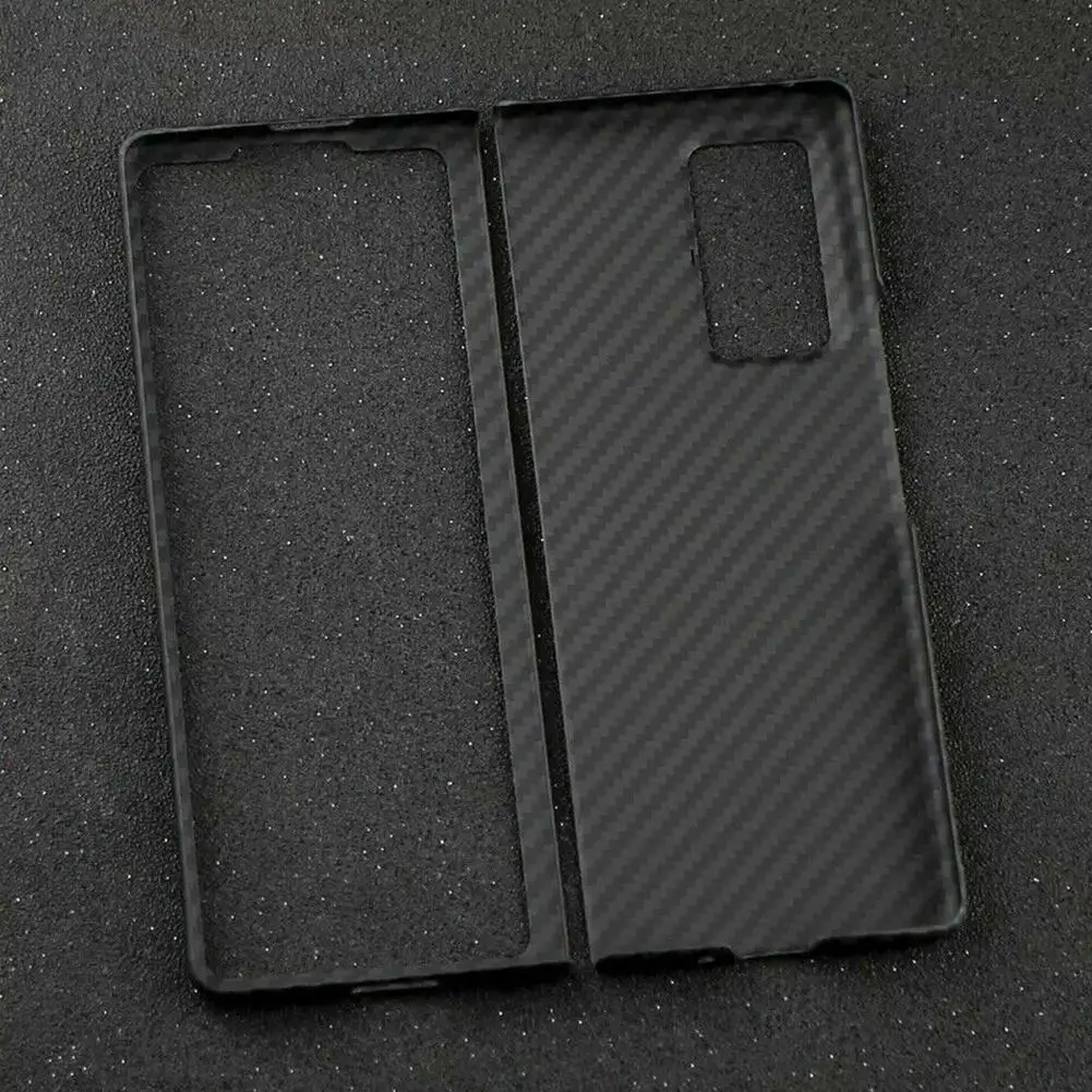 for samsung galaxy z fold 2 5g case f7000 fold ultra thin real carbon holder stand back bumper cover for samsung z fold2 free global shipping
