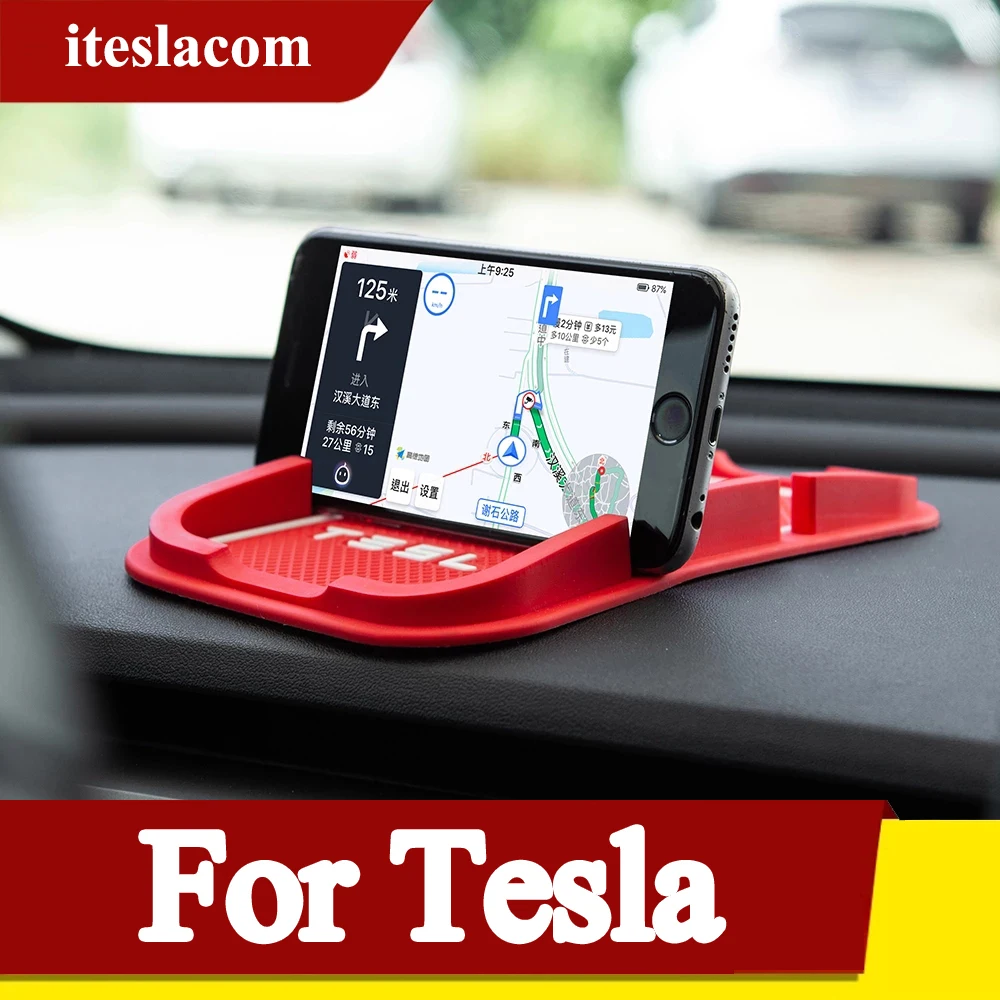 Автомобильный Противоскользящий коврик держатель на мобильный телефон