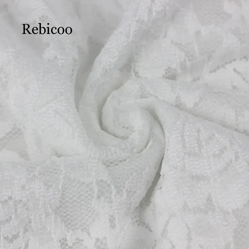 

Openwork Floral White Lace Dress Off Shoulder Strapless Mini Sexy Dress Lady Pencil Party Dress