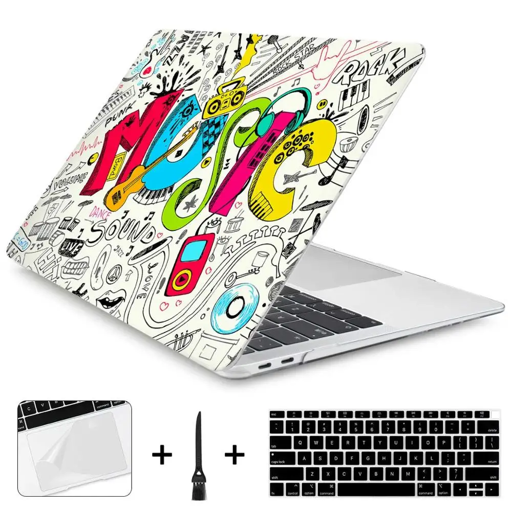 J219 Batianda жесткий чехол для Macbook Air Pro retina 11 12 13 15 13,3 дюймов Сенсорная панель A1706 A1708 A1989 A1932 A1990 уникальный чехол для ноутбука - Цвет: J219