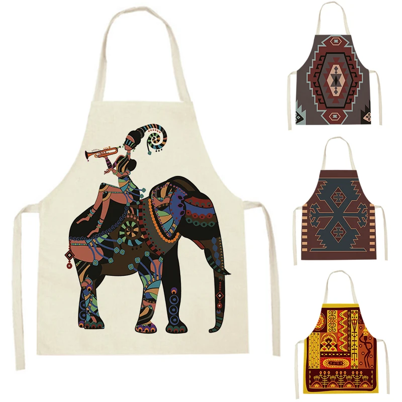 

WQL404 Kitchen Aprons for Women Linen Bibs Household Cleaning Apron Home Waterproof Chefs Cooking Baking Apron for Child