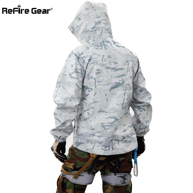 ReFire Gear Hard Shell Военная Тактическая камуфляжная куртка Мультикам дышащая