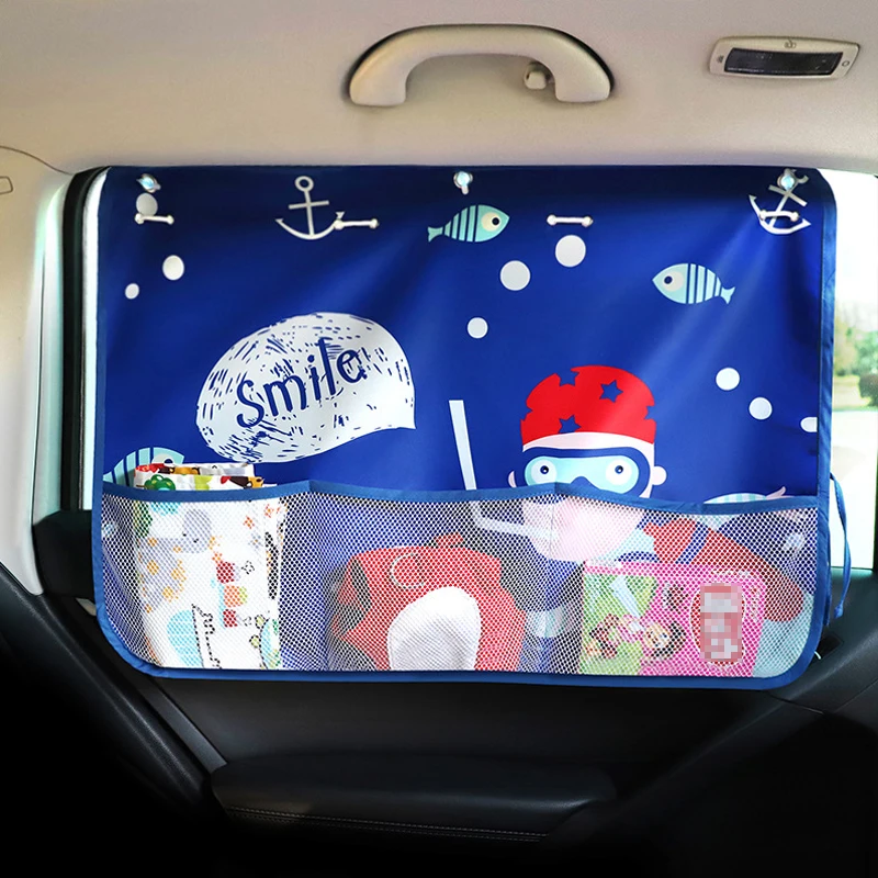 Мультяшные автомобильные солнцезащитные занавески для Mini Cooper Volkswagen VW Polo Passat B7 B8