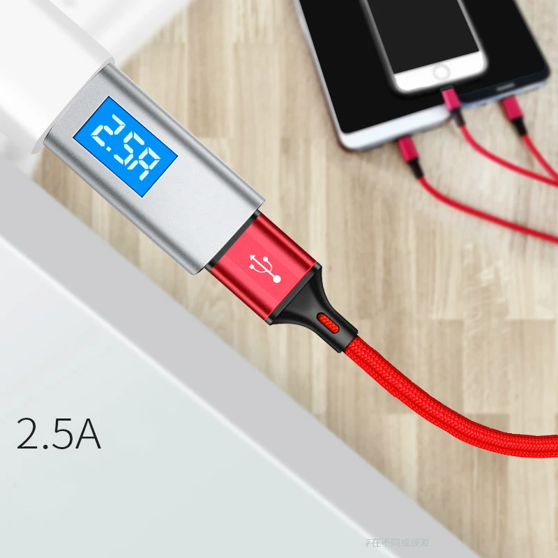 Mzxtby 30 см 3in1 USB кабель для передачи данных для IPhone samsung huawei Honor Xiaomi RedMi Micro USB Type C кабель для быстрой зарядки кабель для зарядки телефона