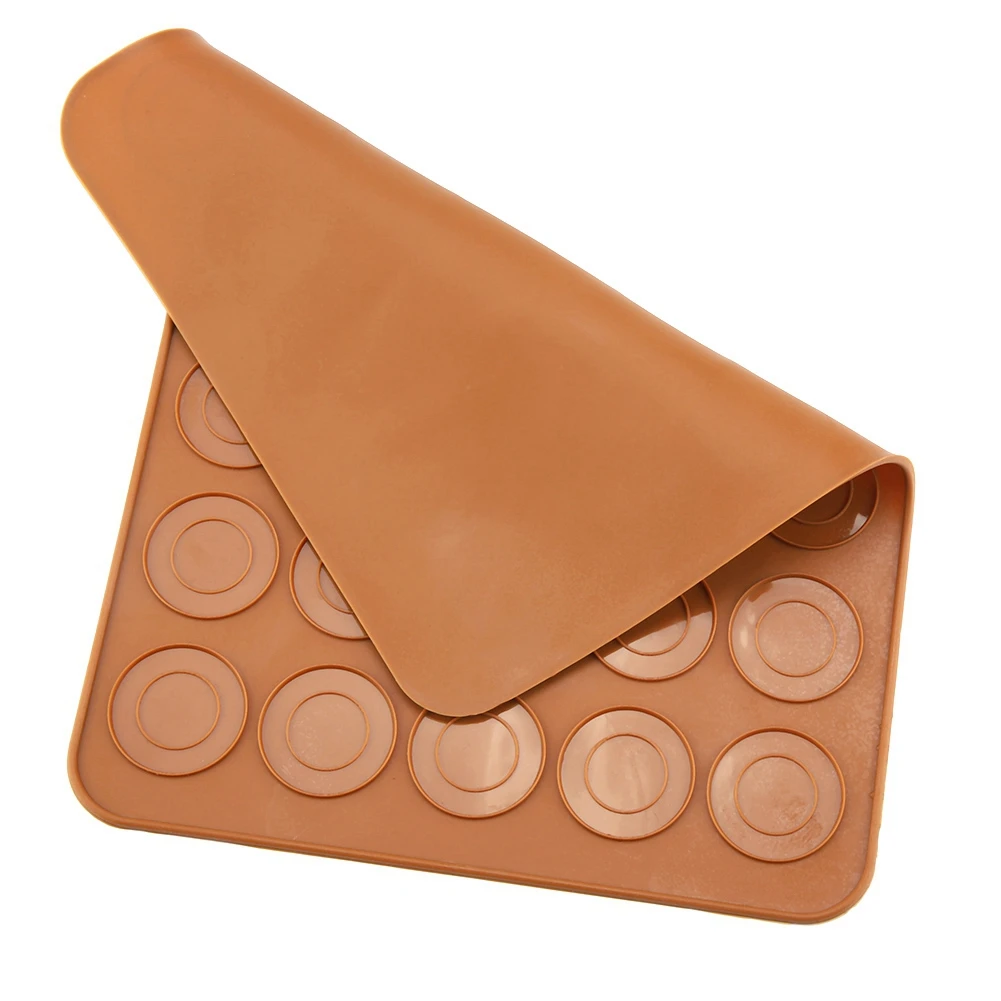 1 шт. 30 отверстий круглой формы Макаронный коврик силиконовый лист макарон