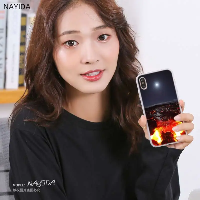 Мягкий силиконовый чехол для Samsung Galaxy S21 S20 Uitra S10 Lite S9 Plus Fe S8 S7edge Cover Lava magma |