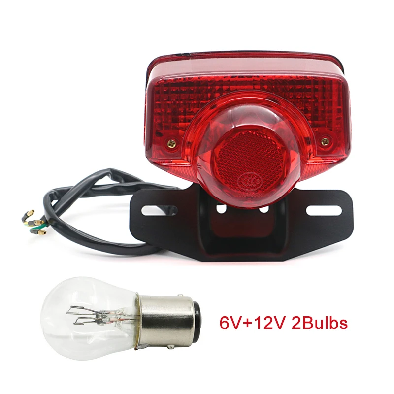 Задний фонасветильник стоп сигнал лампа 6 в 12 В для Honda CT70 CT90 CT125 XL70 CL70 CL90 Trail 70 Мопед