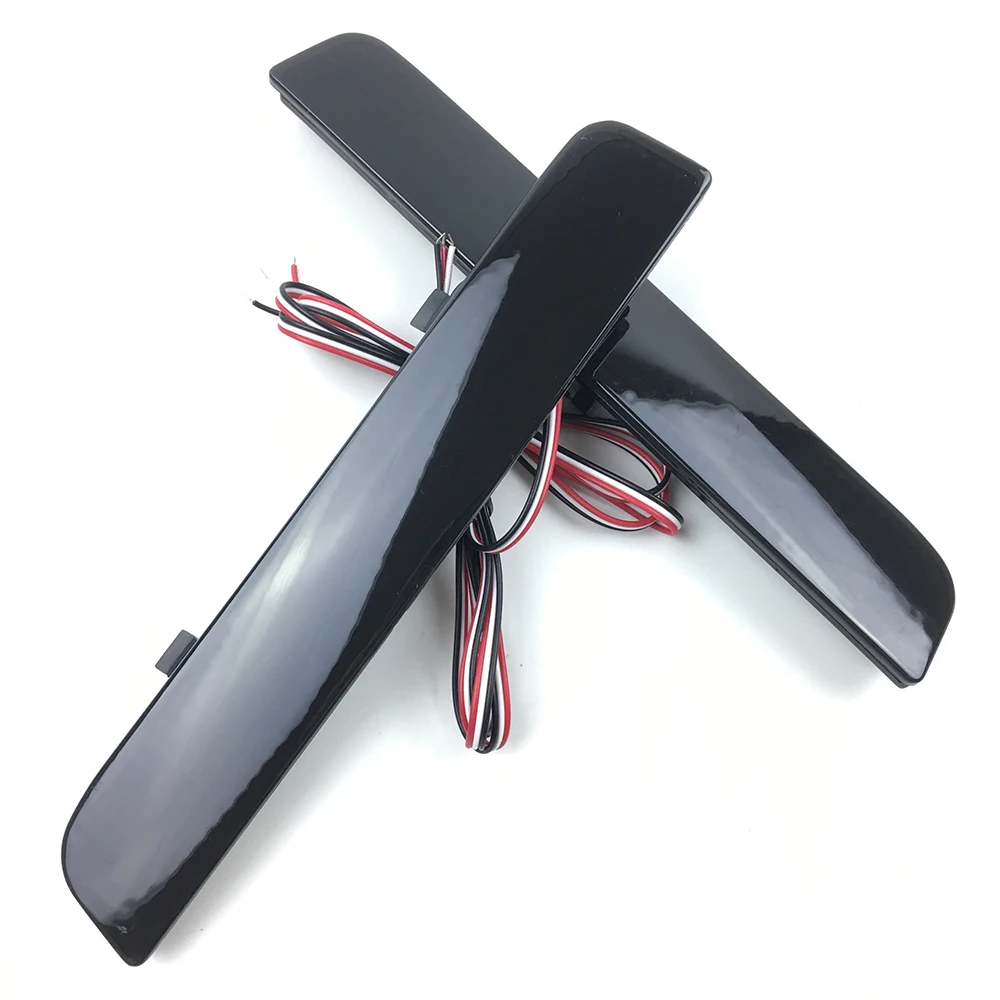 Автомобильный 24 Светодиодный отражатель заднего бампера задний тормоз