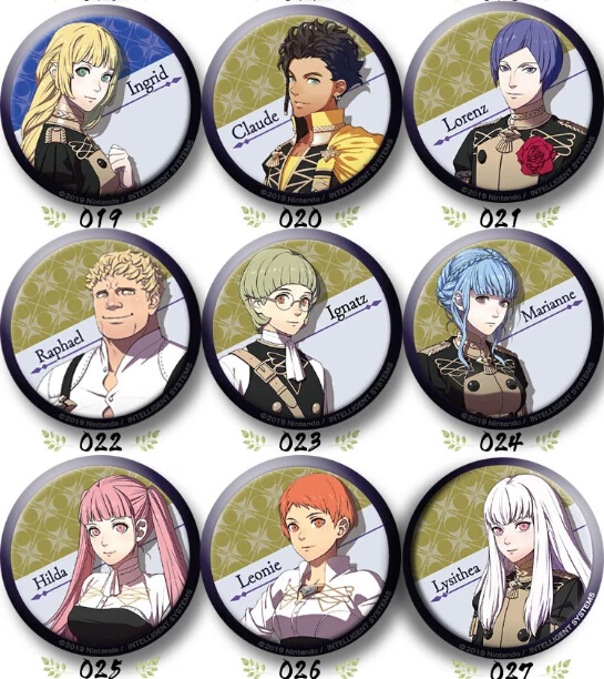 27 видов огненная эмблема: три дома Клод фон Реган эдельгард френберг ДИМИТРИ