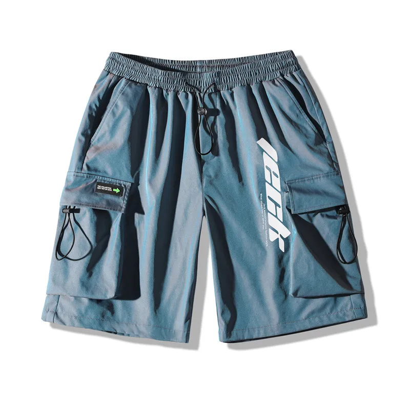 

Шорты мужские быстросохнущие до колена, с несколькими карманами, летние, 2021