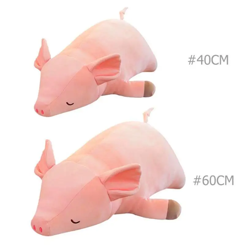 

Creative Pink Pig Soft Down Cotton Toy Doll Sleeping Pillow Toys Kids Gift Household Stuffed Animals Plush Supplies