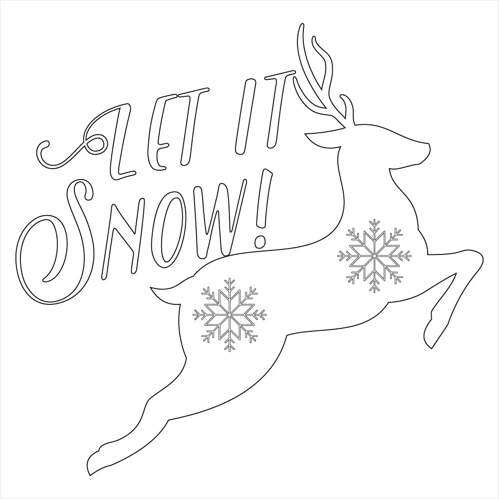 Naifumodo металлические резные штампы оленя рождественские скрапбукинг надпись