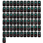 12v 24v автомобиль лодка, купив Зеленые  вниз красный светодиодный светильник бар 5 Pin включения выключения кулисный переключатель SPST для Лиги генератора сигналов произвольной формы 4X4 Нарвская, Водонепроницаемый