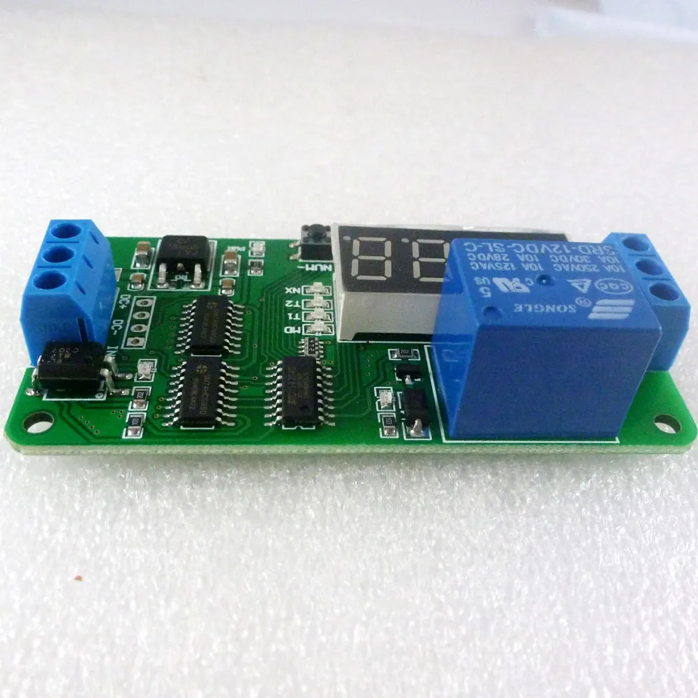 Многофункциональное реле задержки 5 В 12 24 постоянного тока переключатель времени