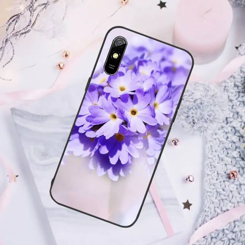 

lavender purple flowers Phone Case For Xiaomi Mi Redmi Note 7 8 9 pro 8T 9T 9S 9A 10 Lite pro