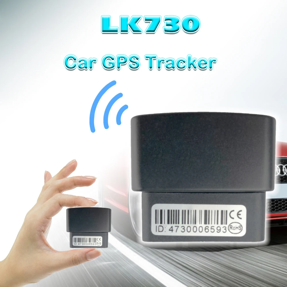 GPS трекер Автомобильный OBDII LK730 устройство отслеживания в режиме реального