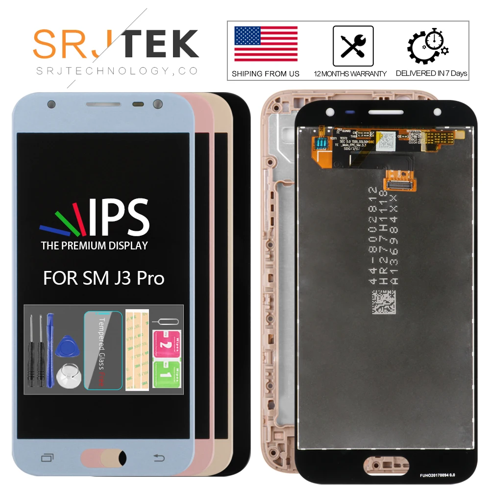 Ips J330FN lcd J330F lcd для samsung J330 lcd дисплей стекло сенсорный дигитайзер для samsung Galaxy J3 Pro рамка экрана