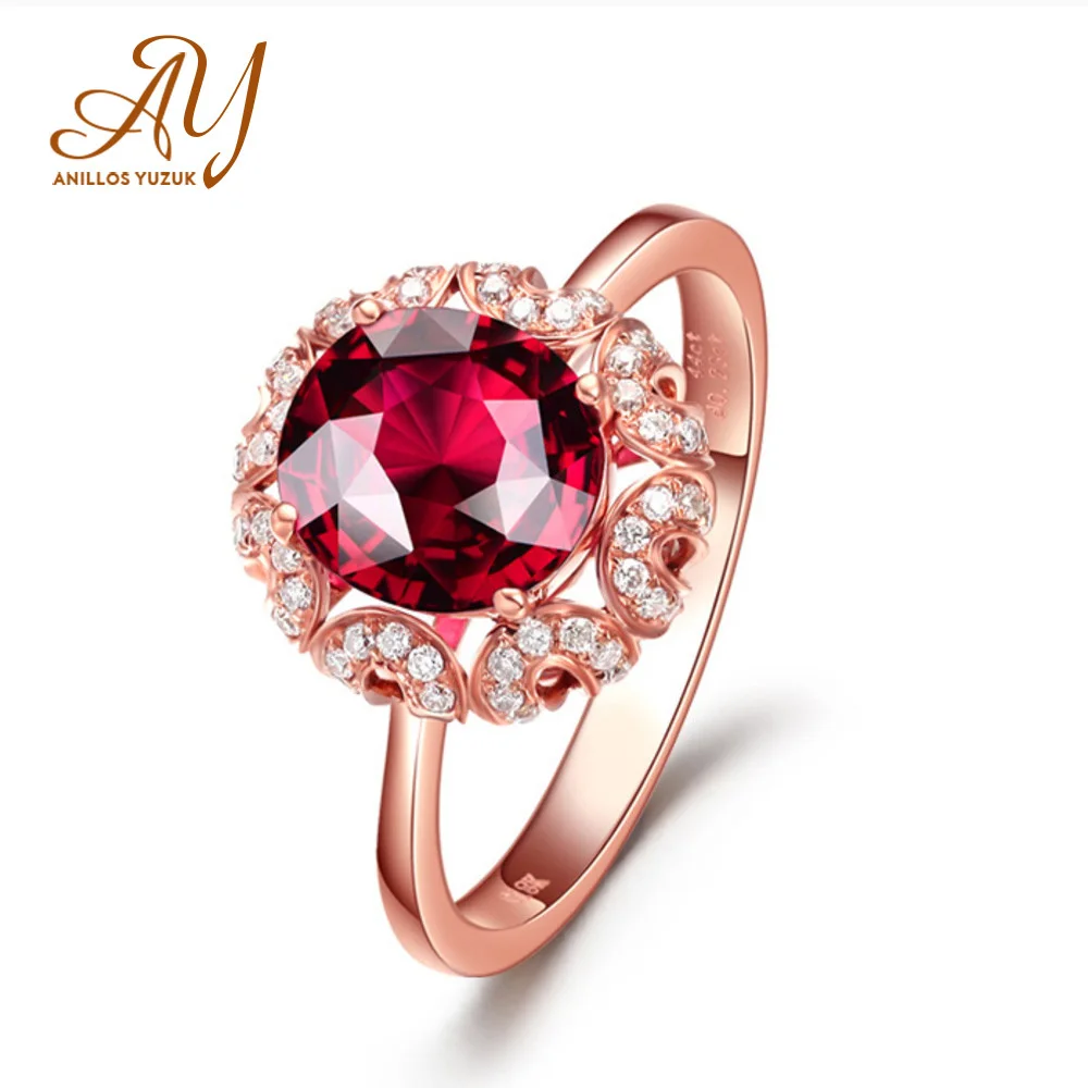 

Женское кольцо с рубином, из серебра 925 пробы