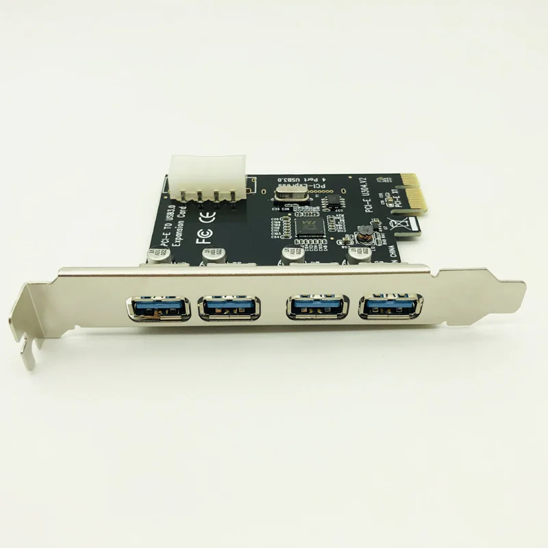 Профессиональный концентратор PCI Express на USB 3 0 адаптер с 4 портами PCI-e для