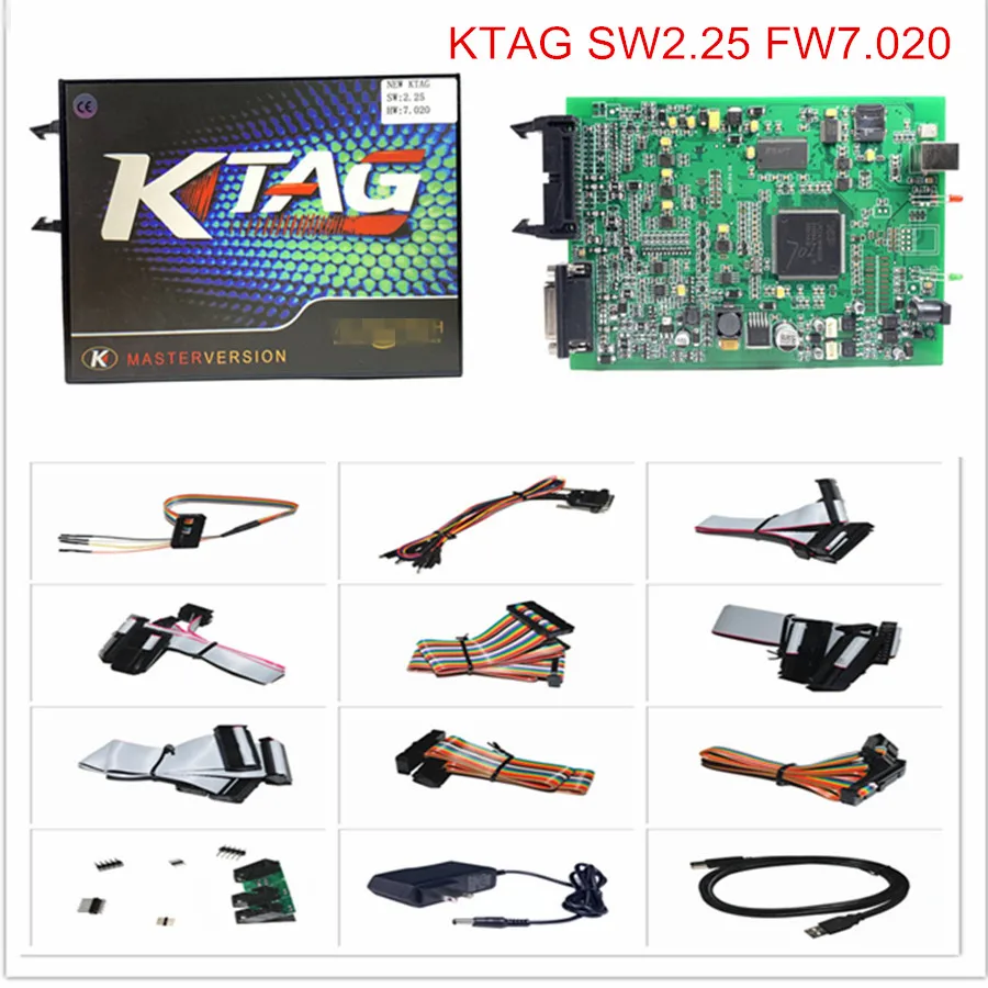 Онлайн версия V2.47 KESS V2 V5.017/KTAG V7.020 K TAG V2.23 Master/OBD2 Manager Тюнинг Комплект Бесплатная