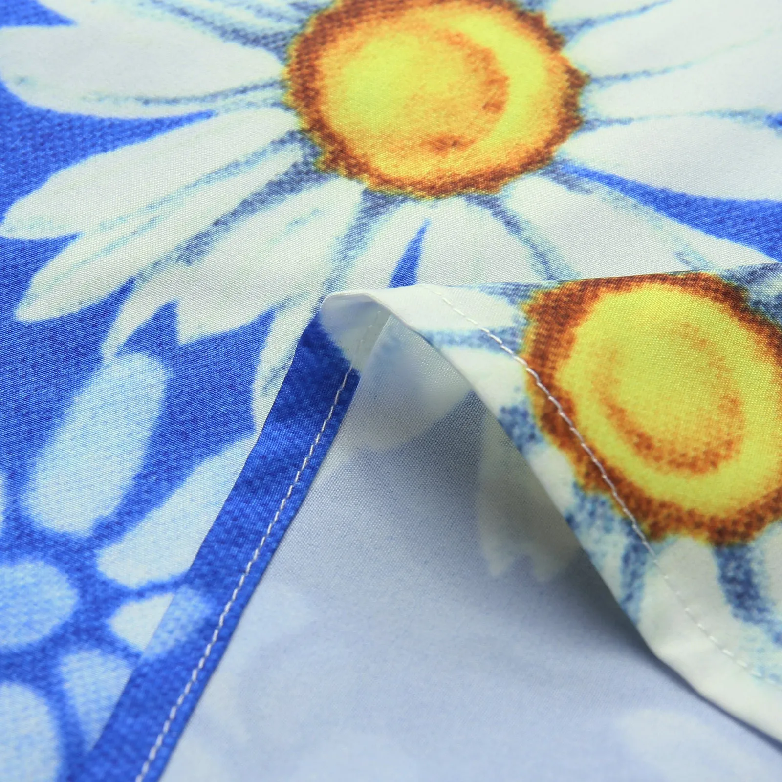 

Summer ladies fashion Polyester round neck sleeveless strapless pocket floral print dress Comfortable 02*