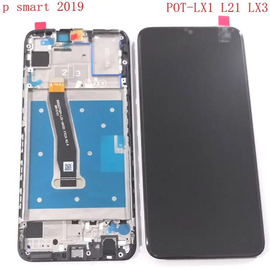 

6,21 "для Huawei P Smart 2019 Женский ЖК-дисплей с сенсорным экраном и дигитайзером, рамка p smart2019 Pantalla