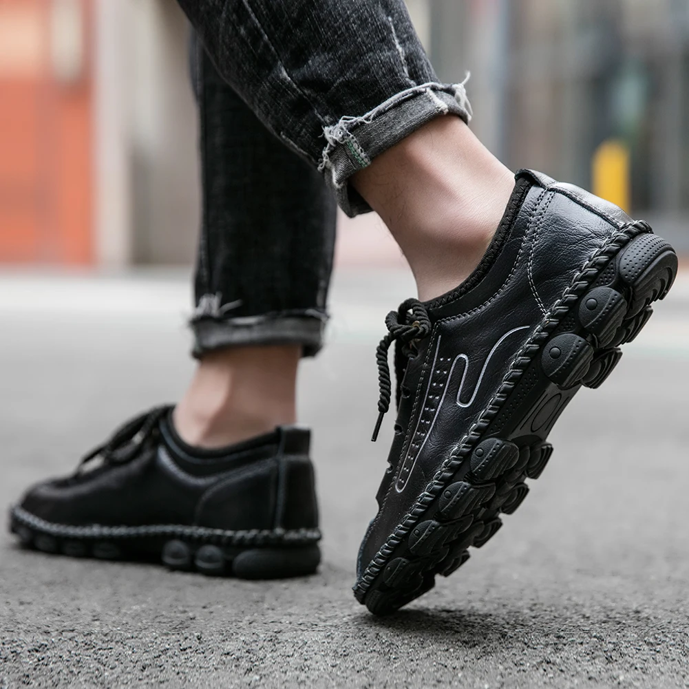 

Zapatillas Informales Hombre Spring Casual Shoes Zapatillas Hombre Men Leather Mens Fashion Man Sneaker Shoe Sneakers Black