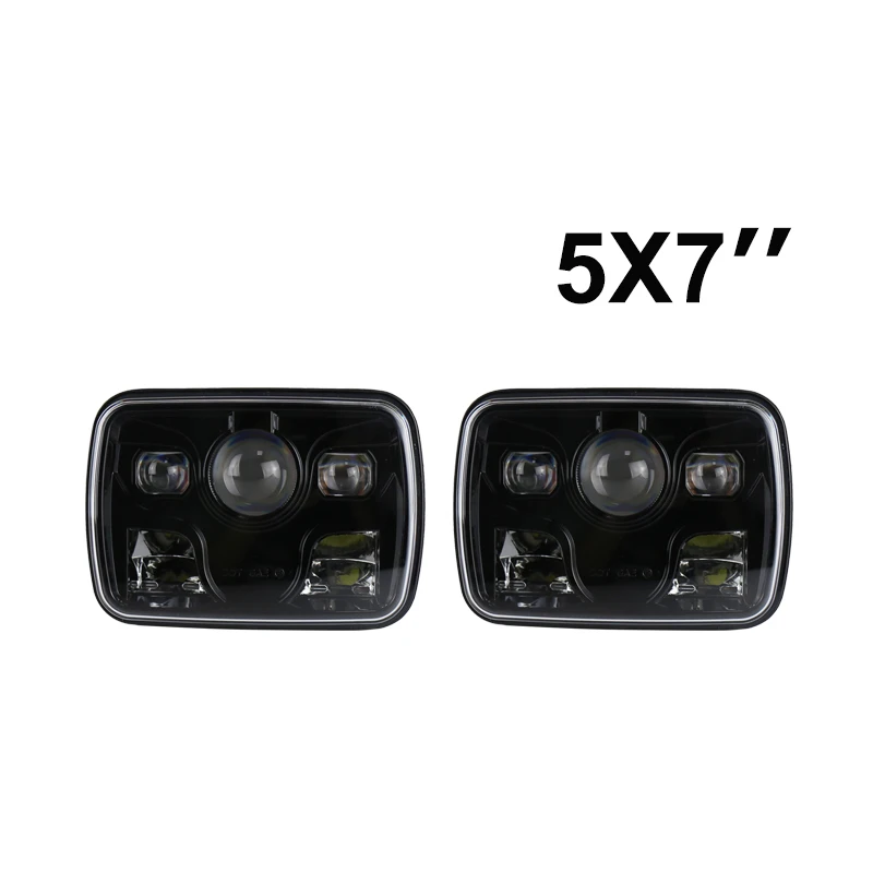 60 Вт светодиодные фары для авто 5x7 дюймов площади фар отражатель Hi/Lo луч дневные