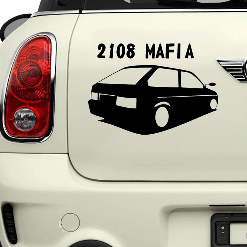 CK3206# наклейки на авто ВАЗ 2108 MAFIA водонепроницаемые машину наклейка для
