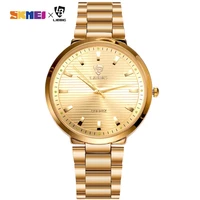 2020 luxury golden quartz watch top brand steel bracelet wrist watches for men women female male relogio masculino clock l1012