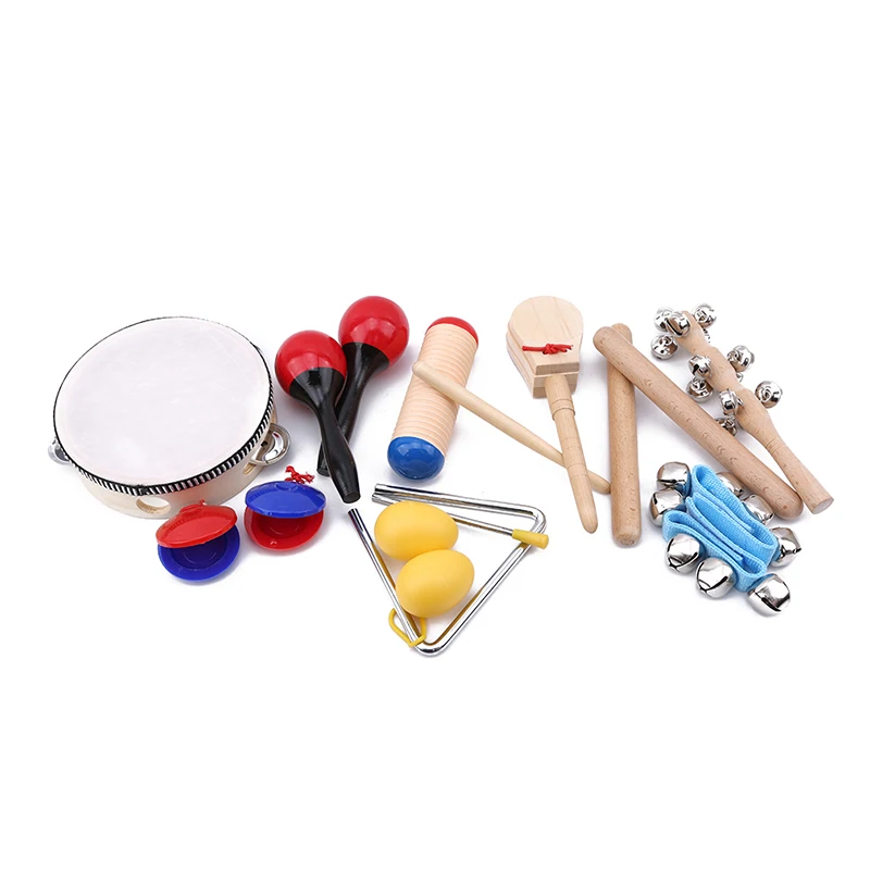 

Percussion Set Kids Children Toddlers Musical Toys Band Rhythm Kit Instruments for Preschool Educational Tools Party Favor