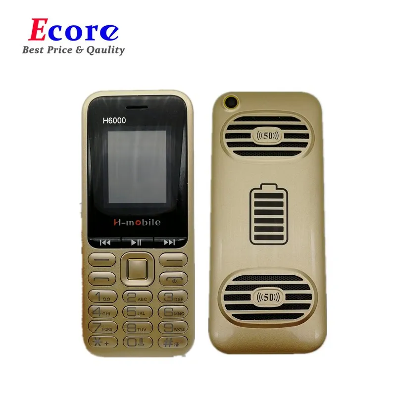 Мобильные телефоны H Mobile H6000 1 8 дюймов четыре sim карты Bluetooth FM Java камера большой