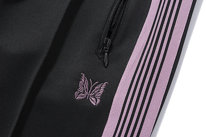 Спортивные штаны для отдыха и спорта мужчин женщин розовые полосатые