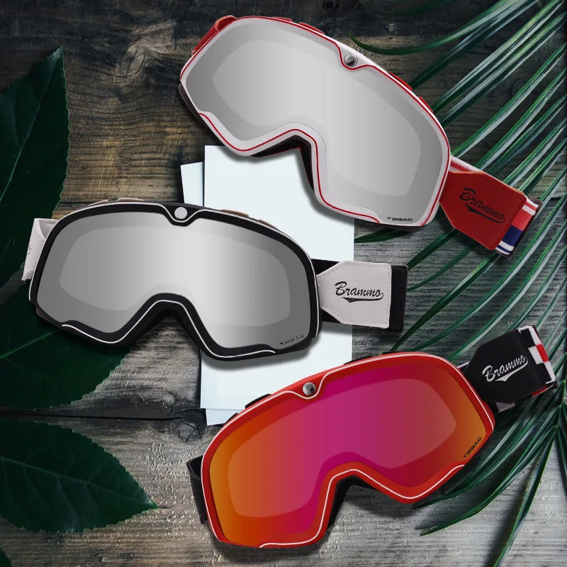 BRAMMO Motocross MX Goggles Glasses Skiing Sport Eye Ware Moto Off Road Helmet For Motorcycle ATV DH MTB Windproof Gafas | Автомобили и