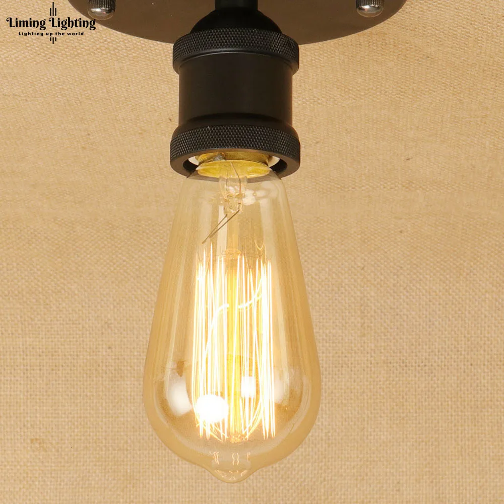 Лофт винтажные потолочные светильники Lamparas De Techo Lustre Luminaria Abajur комнатная потолочная лампа освещение Промышленное освещение для гостиной