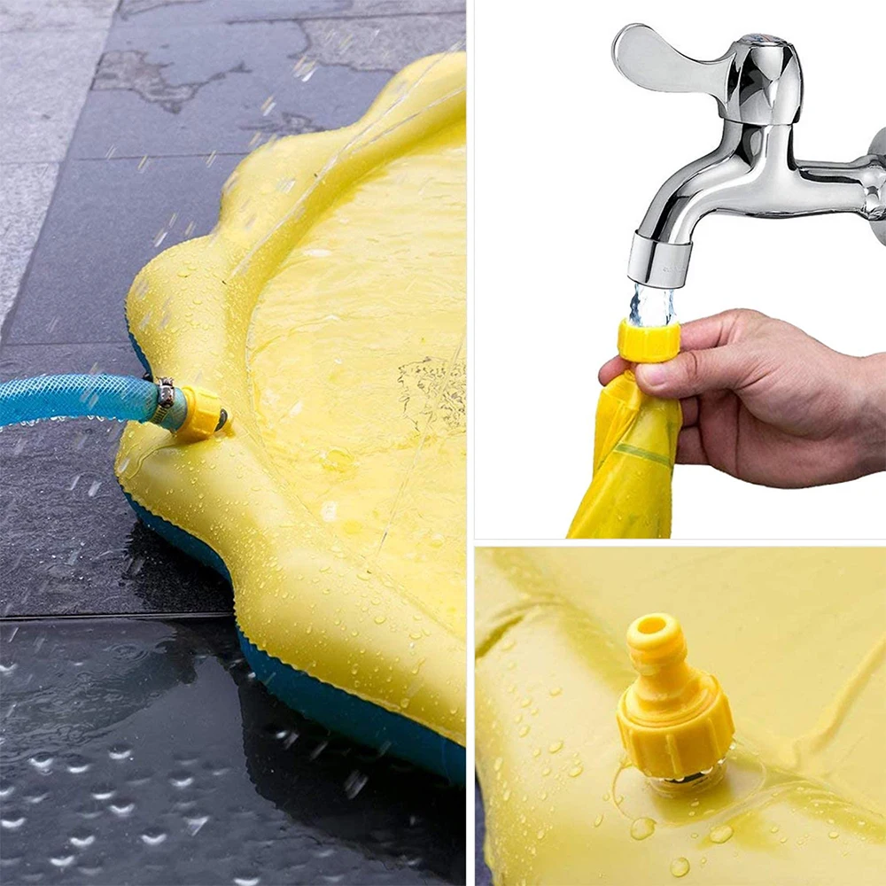 Детский летний надувной коврик для игр на открытом воздухе с водяными брызгами