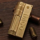 Классическая медная Зажигалка IMCO 6700, многоразовый кремневый кремниевый Поджиг в винтажном стиле, противопожарные зажигалки