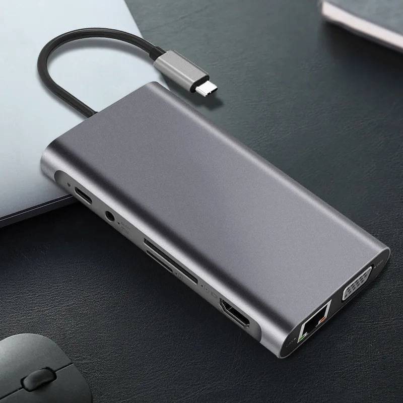 Док-станция usb-хаб-USB 3 0 для аксессуаров MacBook Pro разветвитель типа C 1 док-станция